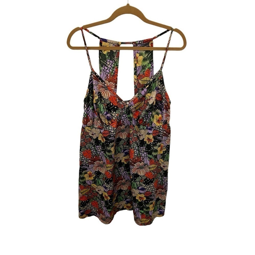 Cacique Floral Chemise Size Large